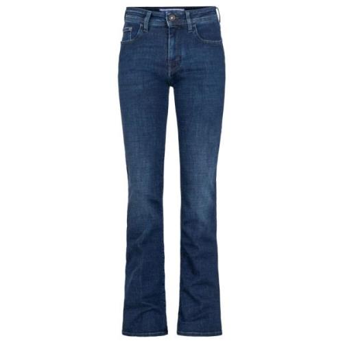 Høy Midje Bootcut Denim Jeans