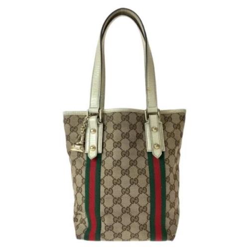 Pre-owned Canvas gucci-bags