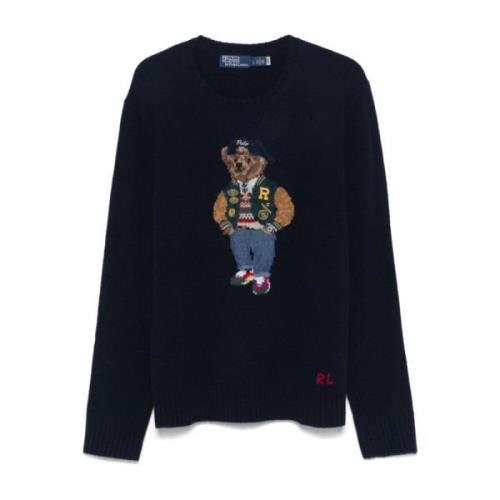 Blå Sweatshirt Aw24 Herremote