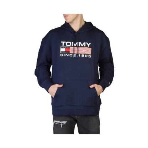 Athletic Logo Hoodie i Blå