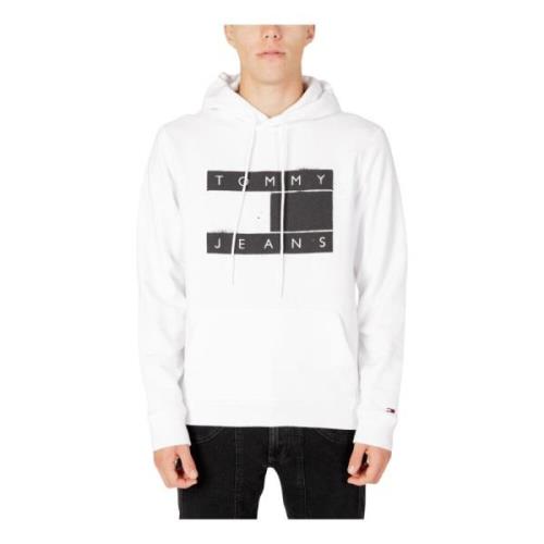 Hvit Print Sweatshirt Høst/Vinter