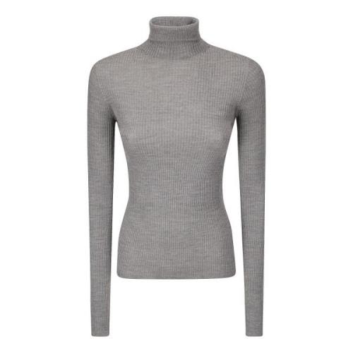 Turtleneck Sweater i ren ull