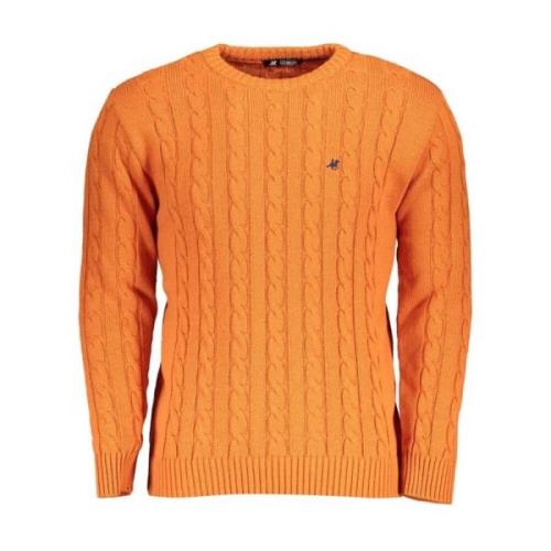 Twisted Logo Sweater Oransje Broderi