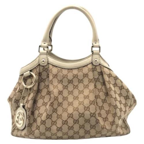 Pre-owned Canvas gucci-bags