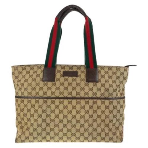 Pre-owned Canvas gucci-bags