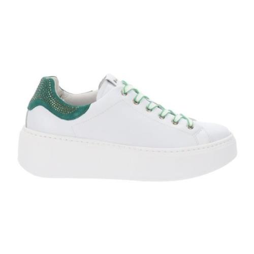 Elegante Skinn Sneakers