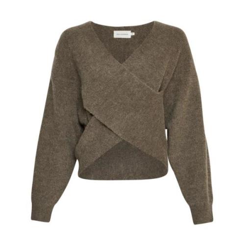 Grønn Hope Wrap Pullover Genser