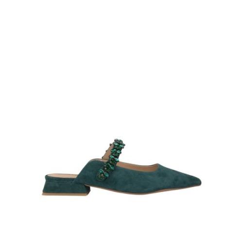 Krystall Flat Mule Sko