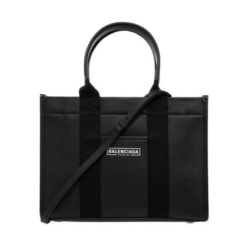 Svart 'Hardware' Shopper Bag