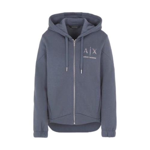 Zip Hoodie Sweater Grå