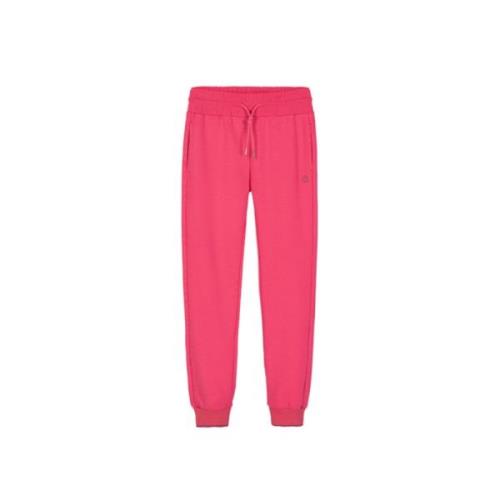 Fuchsia Bukser med Lurex Kant