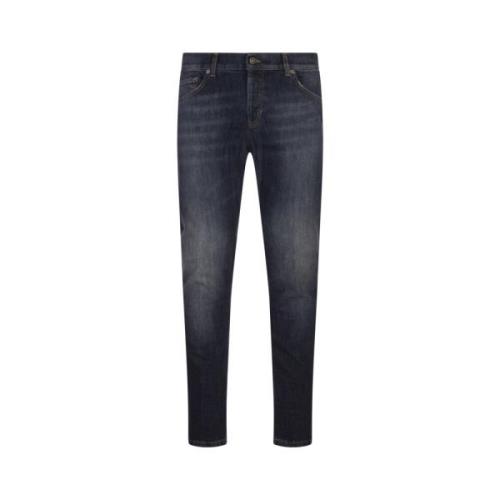 Slim Fit Blå Jeans