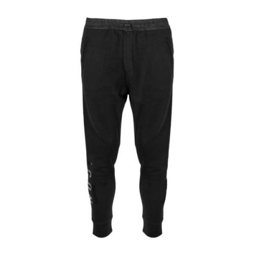 Svarte Bomullssweatpants Aw23