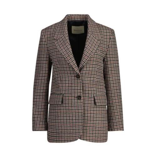 Houndstooth Blazer Soft Oat