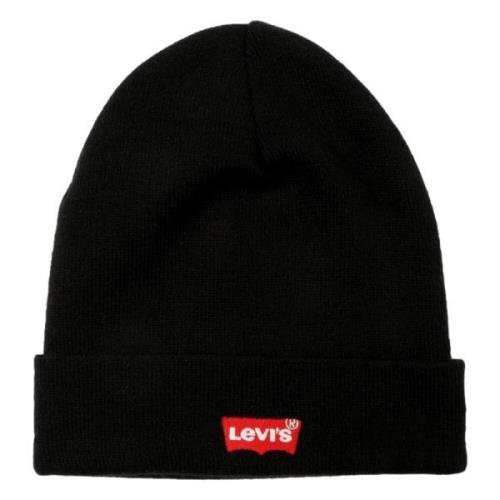 Batwing Brodert Beanie Ull Lue