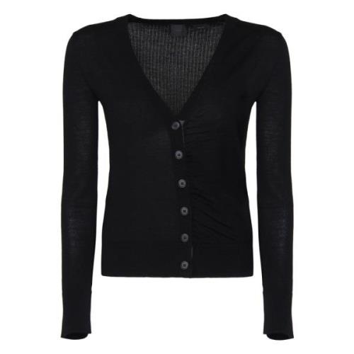 Sort V-hals Cardigan Genser