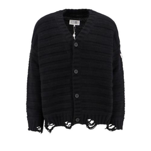 Ødelagt Effekt V-Hals Cardigan