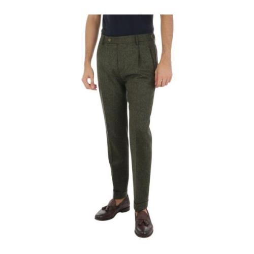 Retro Olive Chinos for Menn