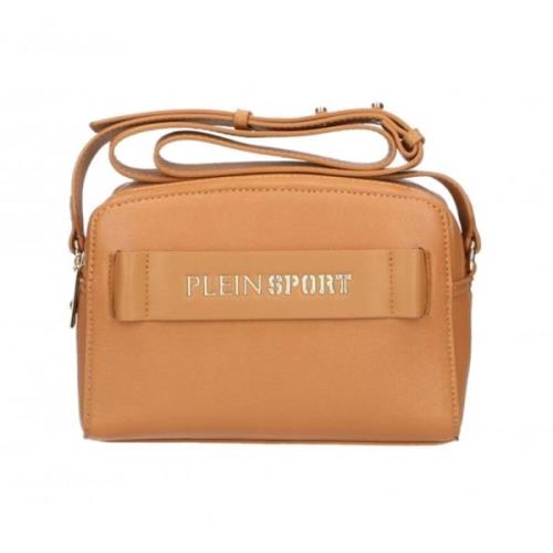 Beige Crossbody Bag med Logo