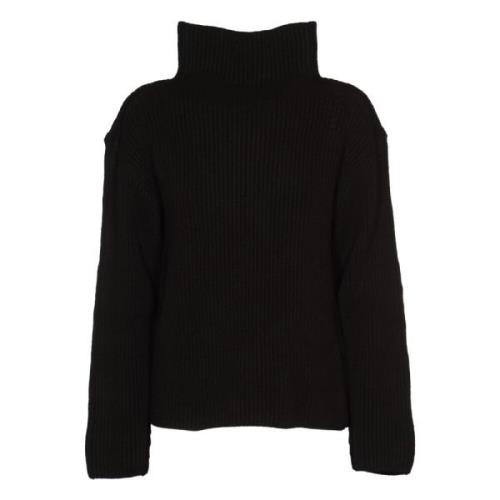 Sort Turtleneck Genser