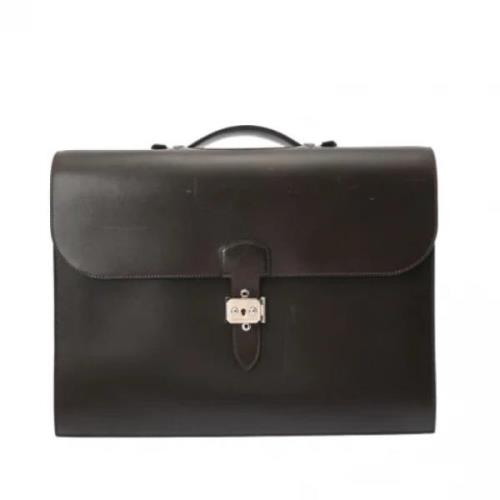 Pre-owned Leather briefcases