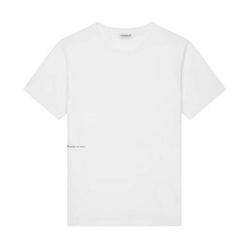 Herre Crew Neck T-skjorte Hvit