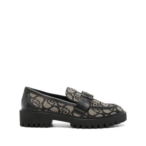 Canvas Loafers Svart