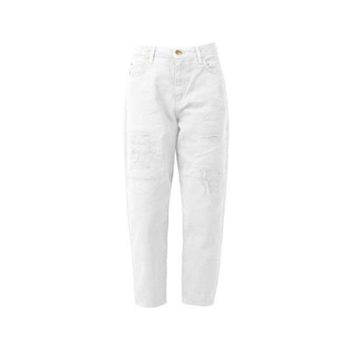 Høytlivs Slitte Bomull Jeans