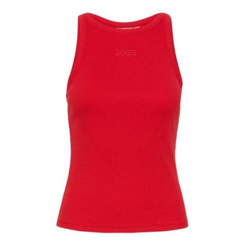 Rød Logo Tank Top Slim Fit