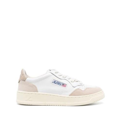 Rosa Medalist Lave Sneakers Skinn Semsket