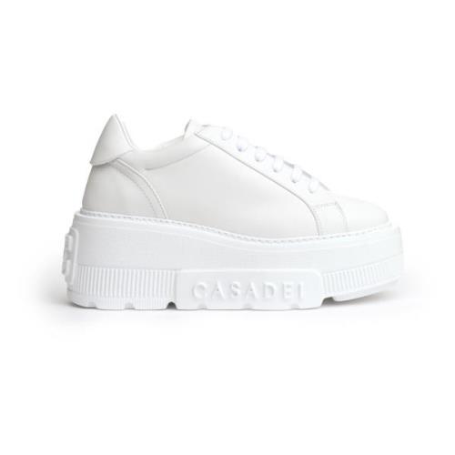 Hvite Skinn Sneakers Aw24