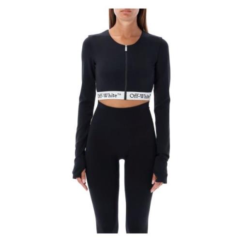 Stilig Logo Crop Top Svart