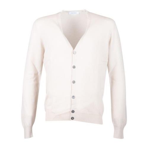 V-hals ullblandings cardigan genser