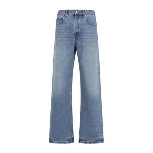 Blå Tabac Straight Jeans