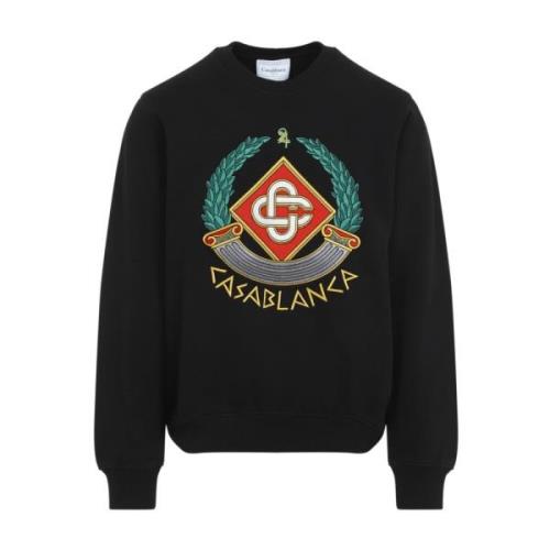 Svart Sweatshirt Aw24 Herremote