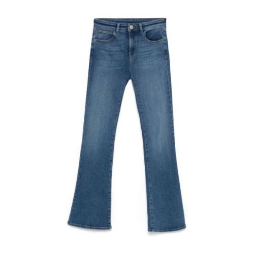 Klar Blå Flared Jeans