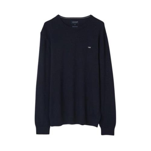 Mørkeblå Crew Neck Sweater