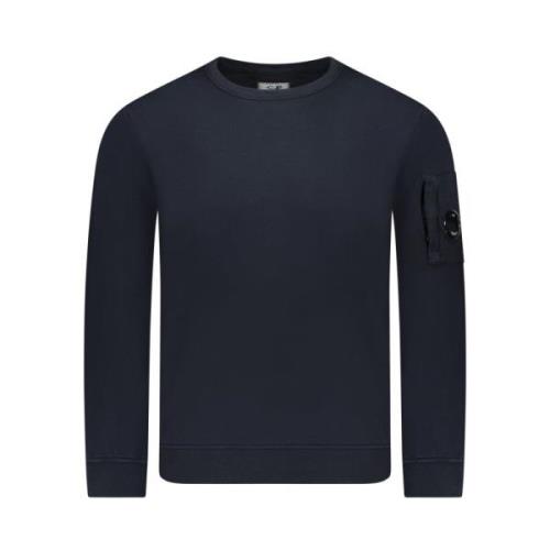 Blå Fleece Crew Neck Sweatshirt