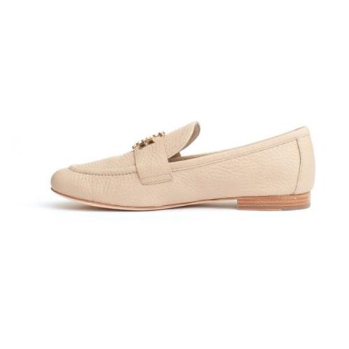 Beige Loafer Sko for Kvinner