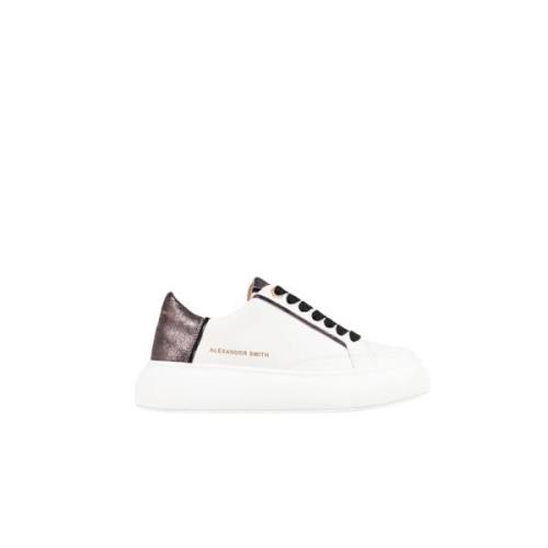 Eco-Greenwich Dame Hvit Svart Sneakers