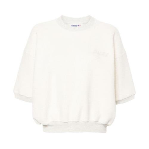 Logo Patch Cropped Sweatshirt