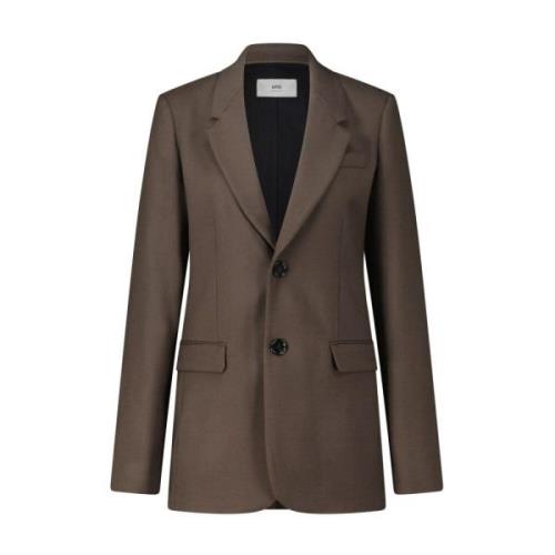 Ull Oversized Blazer Stilig Elegant Moderne