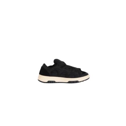 Nylon Sneakers med Suede Detaljer