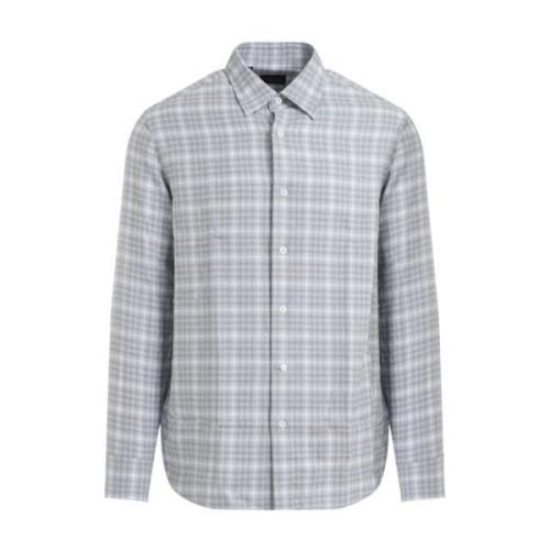 Sky Blue Skjult Button-Down Skjorte