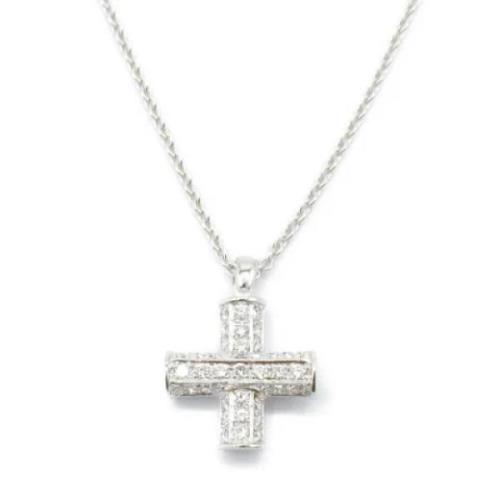 Pre-owned White Gold necklaces