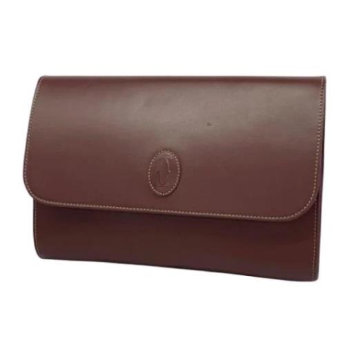 Pre-owned Leather clutches