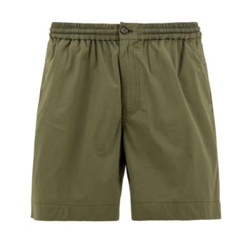 Militærstil Shorts Grønn