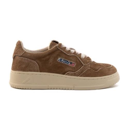 Brun Texas Medalist Low Semskede Sneakers