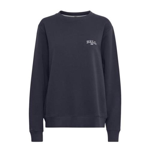 Midnight Sweatshirt med Brodert Detalj