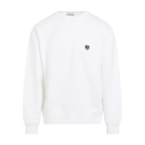 Hvit Brill Sweatshirt